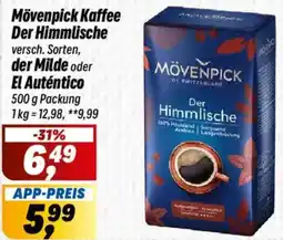 Simmel Mövenpick Kaffee Der Himmlische, der Milde oder El Auténtico Angebot