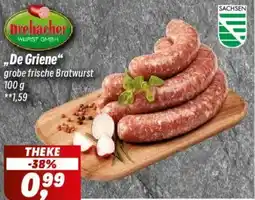 Simmel Drebacher ,,De Griene" grobe frische Bratwurst Angebot