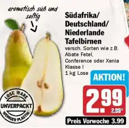 AEZ Südafrika/ Deutschland/ Niederlande Tafelbirnen Angebot