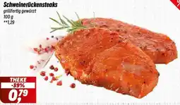 Simmel Schweinerückensteaks Angebot