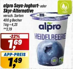 Simmel alpro Soya-Joghurt- oder Skyr-Alternative Angebot