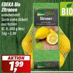 Simmel EDEKA Bio Zitronen Angebot