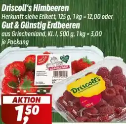 Simmel Driscoll's Himbeeren oder Gut & Günstig Erdbeeren Angebot