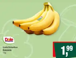 Markant Dole Bananen Angebot