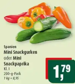 Markant Spanien Mini Snackgurken oder Mini Snackpaprika Angebot