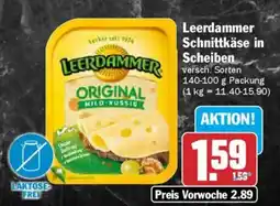 AEZ Leerdammer Schnittkäse in Scheiben Angebot
