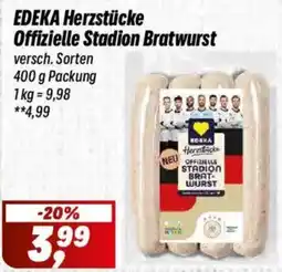 Simmel EDEKA Herzstücke Offizielle Stadion Bratwurst Angebot