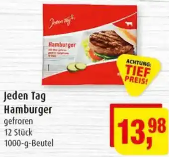 Markant Jeden Tag Hamburger Angebot
