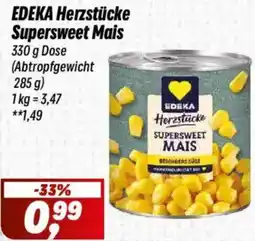 Simmel EDEKA Herzstücke Supersweet Mais Angebot