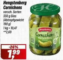 Simmel Hengstenberg Cornichons Angebot