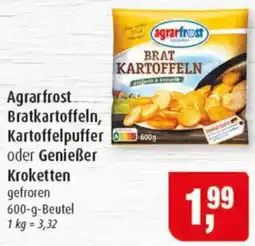 Markant Agrarfrost Bratkartoffeln, Kartoffelpuffer oder Genießer Kroketten Angebot