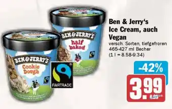 AEZ Ben & Jerry's Ice Cream, auch Vegan Angebot