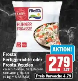AEZ Frosta Fertiggerichte oder Frosta Veggies Angebot