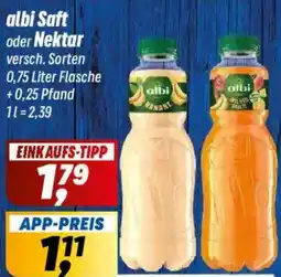 Simmel albi Saft oder Nektar Angebot