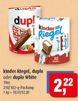 Markant kinder Riegel, duplo oder duplo White Angebot