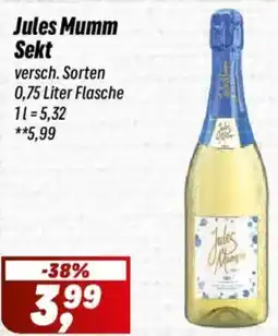 Simmel Jules Mumm Sekt Angebot