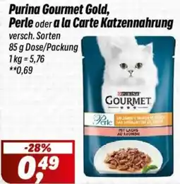 Simmel Purina Gourmet Gold, Perle oder a la Carte Katzennahrung Angebot