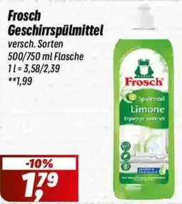 Simmel Frosch Geschirrspülmittel Angebot