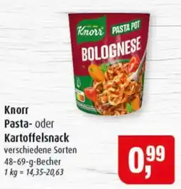 Markant Knorr Pasta- oder Kartoffelsnack Angebot