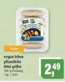 Markant vegan leben pflanzliche Mini-griller Angebot