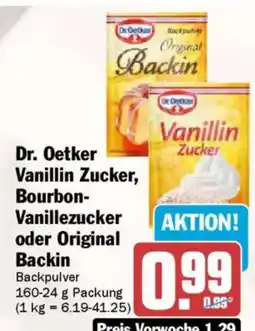 AEZ Dr. Oetker Vanillin Zucker, Bourbon Vanillezucker oder Original Backin Angebot