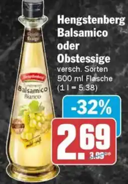 AEZ Hengstenberg Balsamico oder Obstessige Angebot