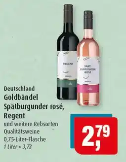 Markant Deutschland Goldbändel Spätburgunder rosé, Regent Angebot