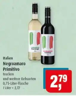 Markant Italien Negroamaro Primitivo Angebot