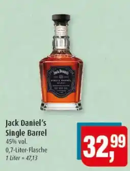 Markant Jack Daniel's Single Barrel Angebot