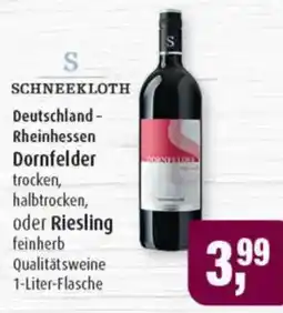 Markant SCHNEEKLOTH Deutschland- Rheinhessen Dornfelder oder Riesling Angebot