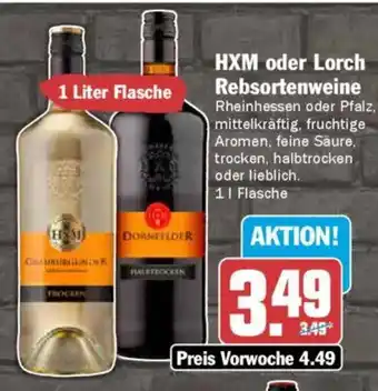 AEZ HXM oder Lorch Rebsortenweine Angebot
