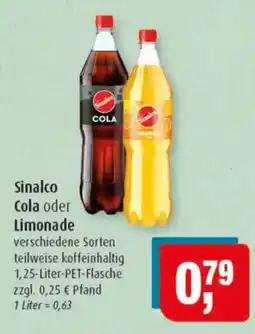 Markant Sinalco Cola oder Limonade Angebot