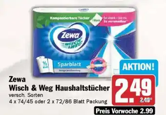 AEZ Zewa Wisch & Weg Haushaltstücher Angebot