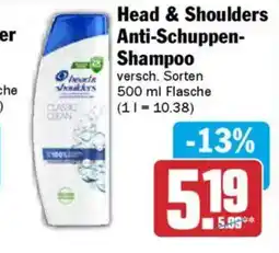 AEZ Head & Shoulders Anti-Schuppen Shampoo Angebot