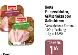 Galeria Markthalle Herta Farmerschinken, Grillschinken oder Saftschinken Angebot