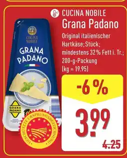 Aldi Nord Cucina nobile grana padano Angebot