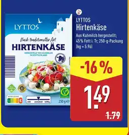 Aldi Nord Lyttos hirtenkäse Angebot