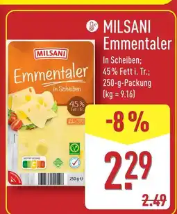 Aldi Nord Milsani emmentaler Angebot