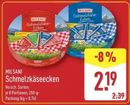 Aldi Nord Milsani schmelzkäseecken Angebot