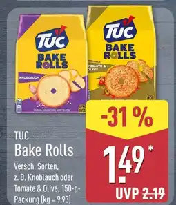 Aldi Nord Tuc bake rolls knoblauch Angebot