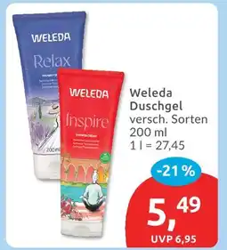 Budni Weleda relax duschgel Angebot