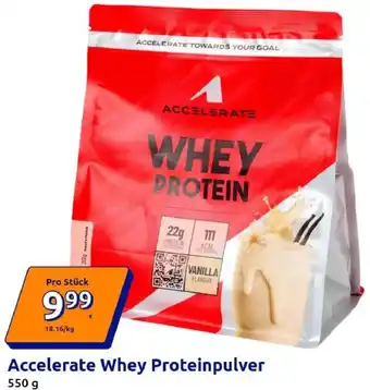 Action Accelerate Whey Proteinpulver Angebot
