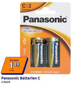 Action Panasonic Batterien C Angebot