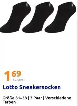 Action Lotto Sneakersocken Angebot