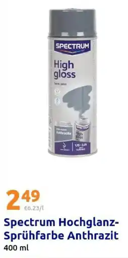 Action Spectrum Hochglanz Sprühfarbe Anthrazit Angebot