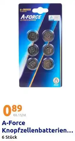 Action A-Force Knopfzellenbatterien... Angebot
