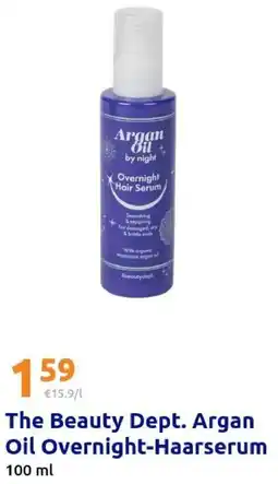 Action The Beauty Dept. Argan Oil Overnight-Haarserum Angebot