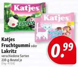 Nah & Frisch Katjes Fruchtgummi oder Lakritz Angebot