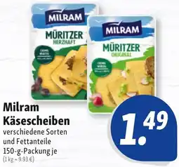 Nah & Frisch Milram Käsescheiben Angebot