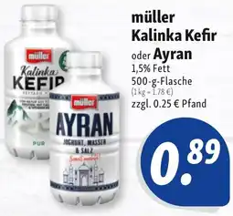 Nah & Frisch müller Kalinka Kefir oder Ayran Angebot